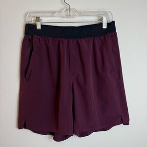 Ten Thousand Men’s Medium The Interval Short Maroon Unlined 7” Inseam